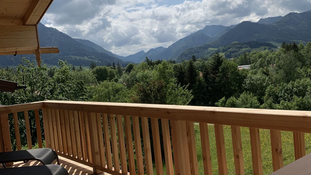 Chalet-Hyggei- Ausblick Balkon Chalet-Hyggei- Ausblick Balkon